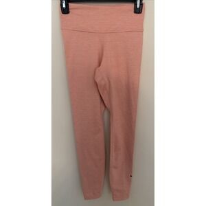 Nike Dri-Fit Women's Orange Peach Workout Gym Cropped Leggings Size XS Running